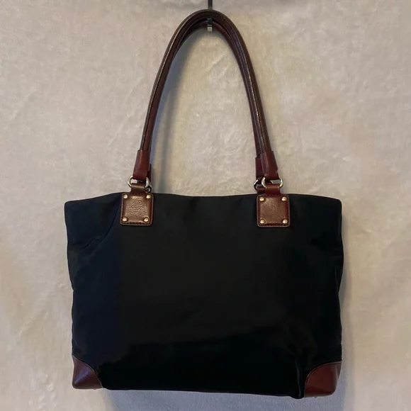 Kate Spade EUC Nylon and Leather Tote - Picture 2 of 7
